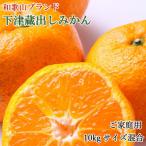 ふるさと納税 海南市 【産直】下津蔵出しみかん10kgご家庭用向け(サイズ混合)