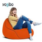 ショッピングヨギボー ふるさと納税 加東市 Yogibo Lounger(ヨギボー ラウンジャー)オレンジ