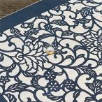 伊勢型紙と伊勢真珠の文庫箱 藍色-BLUE-収納