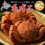 ふるさと納税 稚内市 【ボイル済み急速冷凍】身がぎっしりと詰まった毛ガニ2尾セット(400g〜500g×2尾)