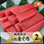 ふるさと納税 三浦市 【三崎港直送!】これを選べば間違いなし!業務用 三崎の天然マグロ2kg
