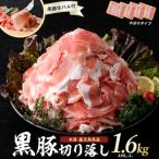 ふるさと納税 指宿市 鹿児島県産黒豚切り落とし1600g+黒豚生ハム100g(010-493)