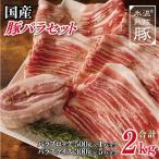 ふるさと納税 泉佐野市 氷温(R)熟成豚 国産豚バラスライスとブロックのセット 2.0kg　010B813