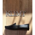 ふるさと納税 静岡市 靴　KLIMT(クリムト) のふわふわ楽チン　23.5cm　ブラック　モカシンシューズ　