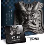 ふるさと納税 春日市 家族を護る鬼瓦表札　カムイ 黒ミカゲ&amp;鬼瓦　SAFS6-100