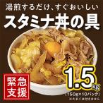 ふるさと納税 泉佐野市 スタミナ丼の具 1.5kg(150g×10パック)湯煎 簡単調理 緊急支援 010B900