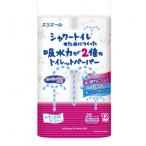 ふるさと納税 島田市 エリエール　シャワートイレのためにつくった吸水力が2倍のトイレットペーパー　フラワープリント香水付き