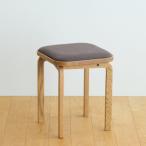 ふるさと納税 府中市 府中市の家具　コッコスツール　オーク材/生地:ラムース(ダークブラウン)(組み立て式)