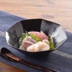 黒曜石黒釉八角多用鉢 乃利陶窯