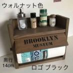 男前インテリア 海外製キッチンペーパー対応2段スパイスラ…