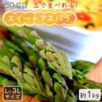 南 生で食べられる 春のスイートアスパラ 約1kg