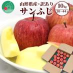 ふるさと納税 山形県 【訳あり】りんご サンふじ 10kg (約30〜44玉前後) 山形県産 【令和7年産】