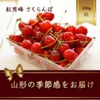 ショッピングふるさと納税 さくらんぼ ふるさと納税 山形県 紅秀峰 さくらんぼ 2L 500g×1パック入【2024年6月下旬から発送】