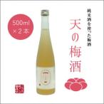 純米酒で仕込んだ 天の梅酒 500ML瓶 2本
