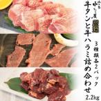 ショッピングふるさと納税 牛タン ふるさと納税 花巻市 【訳あり品】肉の匠中むら屋厳選　牛タンと牛ハラミ詰め合わせ2.2kg