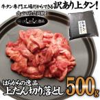 ショッピングふるさと納税 牛タン ふるさと納税 亘理町 数量限定!牛タン専門工場だからできる訳あり上タン!はらからの逸品　上たん切り落とし　500g