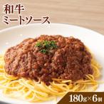 ふるさと納税 泉佐野市 焼肉屋が作る 和牛ミートソース 180g×6パック 010B1301