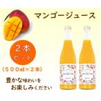 ふるさと納税 今帰仁村 マンゴージュース2本セット(今帰仁産マンゴー使用)
