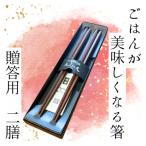 ごはんが美味しくなる箸 二膳 箱入り