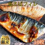 塩さばフィレ10枚入 真空パック入