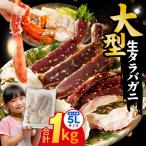 ふるさと納税 泉佐野市 生タラバガニ 1kg 大型 5Lサイズ カット済み 訳あり 規格外 G1784-1
