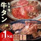 ふるさと納税 泉佐野市 ねぎ塩 牛タン 食べ比べセット 合計 1kg 牛タン 500g/成型牛たん 500g G1808