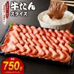 ふるさと納税 泉佐野市 【氷温熟成×旨塩ダレ】牛たん 750g スライス 焼肉用 訳あり サイズ不揃い mrz0080