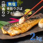 ふるさと納税 銚子市 【訳あり】 骨取り 無塩さば 2kg 千葉県銚子市から人気の海鮮お礼品をお届け