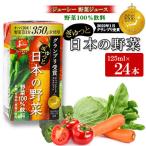 ふるさと納税 熊本市 ジューシー 野菜ジュース ぎゅっと日本の野菜 100% 125ml×24本 計3L【JA熊本果実連】