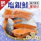 ふるさと納税 銚子市 【訳あり】塩銀鮭　厚切り(冷凍)　約3kg　銚子東洋の規格外