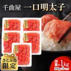 ふるさと納税 大野城市 【さとふる限定】小分けがちょうど良い!千曲屋一口明太子200g×5パック計1000g!