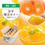 ショッピング甘平 ふるさと納税 八幡浜市 【高級品種】愛媛限定栽培柑橘 甘平(かんぺい)寒天ゼリー 8本セット【C25-225】