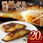 ふるさと納税 泉佐野市 銀鱈 西京漬け 80g×20切れ 小分け 訳あり サイズ不揃い G2993