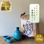 特別栽培米コシヒカリ 10kg 青輝貫入 酒器セット