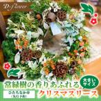 常緑樹の香りあふれるクリスマスリース