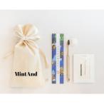 ふるさと納税 青森市 ホタテ印の歯ブラシ&トイロ MIO(青色)セット (オリジナル巾着 包装入)
