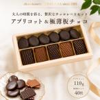 チョコレート詰め合わせ 極薄板チョコ40枚+アプリコット110g