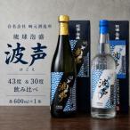 波声43度&amp;波声30度 飲み比べセット 各600ml×1本