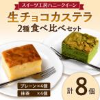 生チョコカステラ2種食べ比べ 8個セット