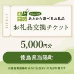 ショッピングチケット ふるさと納税 海陽町 徳島県海陽町　お礼品交換チケット　5,000円分