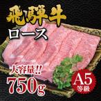 ふるさと納税 御嵩町 飛騨牛　A5等級　大容量　「肉のキング」特選飛騨牛すきやき用(ロース750g)