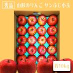 ふるさと納税 長井市 【2025年11月〜12月発送分先行受付】「秀品」山形のりんご(小玉サンふじ)約10kg_H084