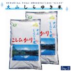 ショッピング10kg ふるさと納税 米子市 大山しらゆき米10kg(精白、コシヒカリ、5kg×2)