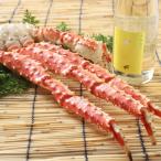 ふるさと納税 釧路市 釧路福司「スパークリング清酒500ml」1本とボイルタラバ脚800gのセット かに F5F-0189