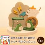 彩り歳時記6月 カミナリ坊やとカエル