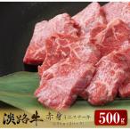 ふるさと納税 淡路市 淡路牛 赤身ミニステーキ 計500g(250g(3枚〜5枚)×2パック) ao05719