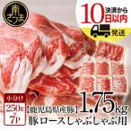 ショッピング鍋 ふるさと納税 南さつま市 【さとふる限定】鹿児島県産豚ロース しゃぶしゃぶ用 計2kg(小分け250g×8パック)国産 豚肉