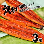 ふるさと納税 境町 〈7日以内発送〉【訳あり】さかい河岸水産の国産うなぎ3尾 300g以上! ※サイズ不揃い