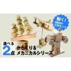 ふるさと納税 津別町 工作キット からくりメカニカルシリーズ お好きなもの2つセット 加賀谷木材 | 北海道津別町