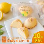 ふるさと納税 高千穂町 訳あり「宮崎レモンケーキ」 10個入りサイズ不揃い
